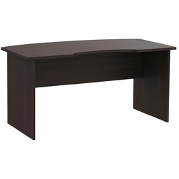 Edinos Ciemnobrązowe długie biurko do pracy wenge N9-K28