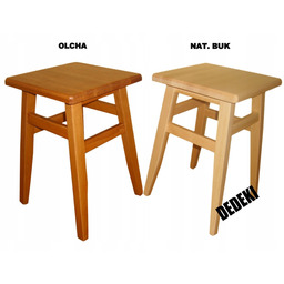 Taboret Kuchenny 45cm Stołek Buk Olcha Drewniany Krzesło