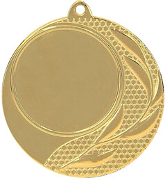 Medal stalowy złoty z miejscem na emblemat 40mm