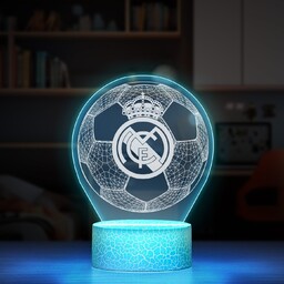 Lampka LED L 3D z nadrukiem na szkle