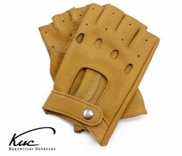 M.KUC STAG HALF - Męskie rękawiczki bez palców