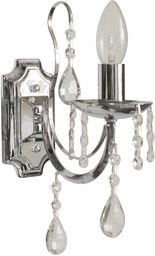 Zuma Line P17194-1W ALBI kinkiet lampa ścienna srebrny