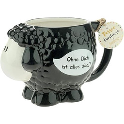 Die Geschenkewelt 46339 filiżanka z figurką Sheepworld owca