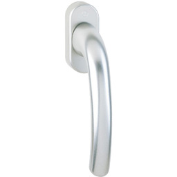 Tokyo - Klamka okienna z aluminium, kolor srebrny