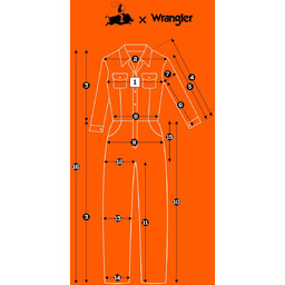 Wrangler TROUSER COVERALL Aged Blue jeansowy granatowy kombinezon