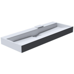 UMYWALKA nablatowa, podwieszana 100x46x11cm KONGLOMERAT "2 OTWORY"