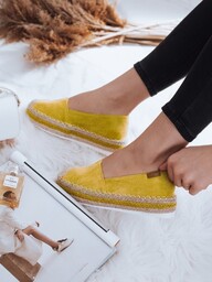 Espadryle damskie LANSI żółte Dstreet ZY0056-39