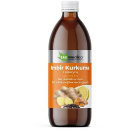 EkaMedica IMBIR kurkuma z piperyną, 500ml -> Odbiór