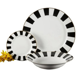 AMBITION Serwis obiadowy porcelanowy Ribs 6 osób (18