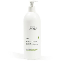 ZIAJA PRO Tonik Sebo- kontrol przeciw niedoskonałościom, 500ml