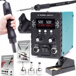 Stacja Lutownicza 2w1 hot air lutownica kolbowa Techrebal