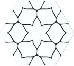 Gres szkliwiony hiszpański Realonda KERALA WHITE mat 28,5x33