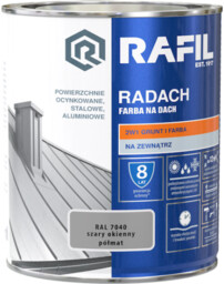 Rafil RADACH farba na dach 2w1 szary okienny