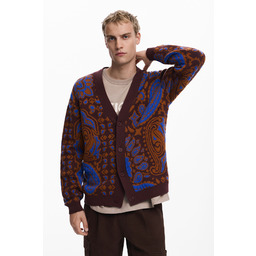 Paisley kardigan sweter