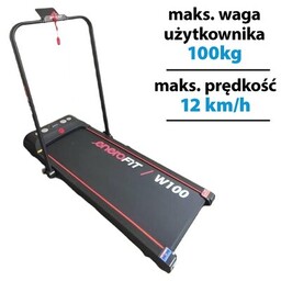 ENERO FIT Bieżnia elektryczna W100 552W 12km/h Zyskaj