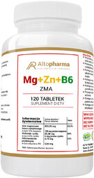AltoPharma Magnez + Cynk + Witamina B6, 120