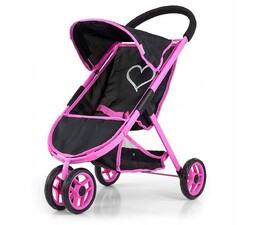 Milly Mally Wózek dla lalek Susie Prestige Black