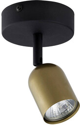 Lampa sufitowa TOP 3301 1xGU10 czarny/złoty 3301