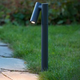 Lucide Słupek oświetleniowy LED Tatum, czarny, aluminium