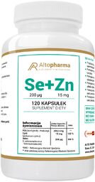 AltoPharma Selen + Cynk, 120 kapsułek