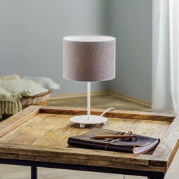 Duolla Lampa stołowa Pastell Roller 30 cm szara
