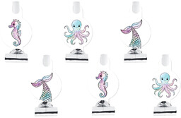 Gwizdki trąbki rozwijane Syrenka - 6 szt