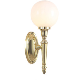 Elstead Lighting Stylowa lampa ścienna BATH-DRYDEN4-PB kula IP44