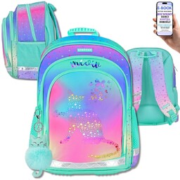 PLECAK DLA UCZENNICY DZIEWCZYNKI MOTYW KOTKA KOT