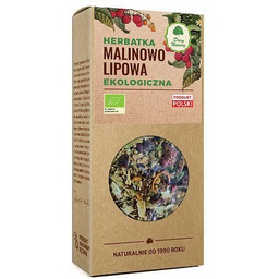 DARY NATURY Eko Herbatka malinowo-lipowa, 80 g
