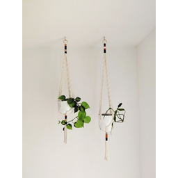 Pakamera Komplet kwietników z makramy