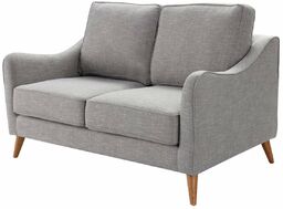 Sofa Venuste grey linen 2-os., 140 x 90