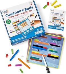 Learning Resources Zestaw klocków matematycznych Cuisenaire''a, Wiek 5+,