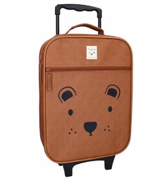 Kidzroom: walizka dziecięca Big Teddy Bear Brown