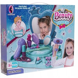 Toaletka Beauty Fashion Niebieska + Akcesoria