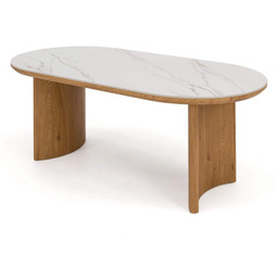 Stół drewniany AURA 180x90 blat ceramiczny