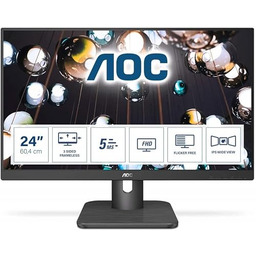AOC 24E1Q 24 Cale, Monitor FHD, Czarny