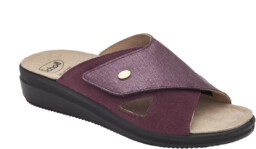 Scholl Kapcie Antonia Cross bordowy, rozmiar 37, 37