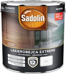 Lakierobejca EXTREME Biały 2,5 l Sadolin
