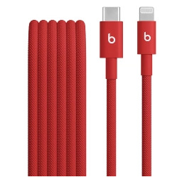 Beats Woven USB-C do Lightning 1,5m Czerwony Kabel