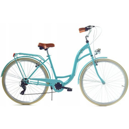 Rower miejski damski z przerzutkami DALLAS BIKE 26