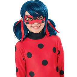 Rubie''s Oficjalna peruka Miraculous Lady Bug, dziecięcy jeden