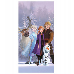 Ręcznik Dziecięcy Frozen 70x140 Anna Elsa Olaf Kristoff