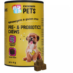 Excellent Pets Pre & Probiotics Chews 60szt. naturalne