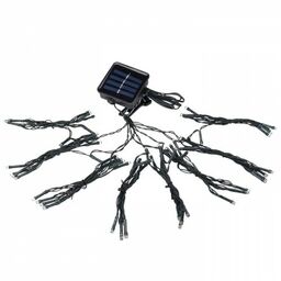 Lampki solarne LED pod parasol ogrodowy 72 szt.