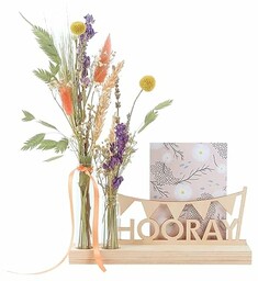 BloomPost Hooray Suszone Kwiaty - Bukiet trwałych suszonych