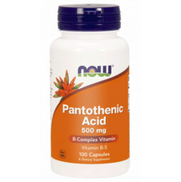 NOW FOODS Pantothenic Acid - Kwas Pantotenowy (Witamina