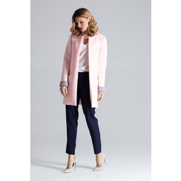 FIGL PŁASZCZ M366 różowy S