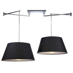 Azzardo 2-punktowa lampa wisząca Natalia AZ1923+2xAZ2590 nad łóżko