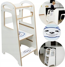 Pomocnik Kuchenny dla Dzieci Regulowany Kitchen Helper biały