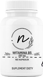 Suplement diety, NaturePRO Witamina B5 Kwas pantotenowy 250